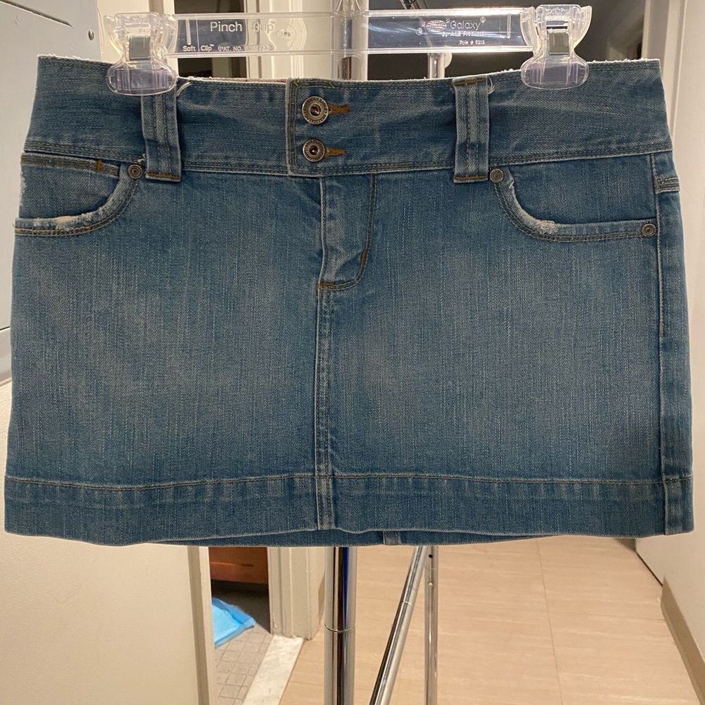American Eagle Outfitters Denim Mini Skirt - Blue